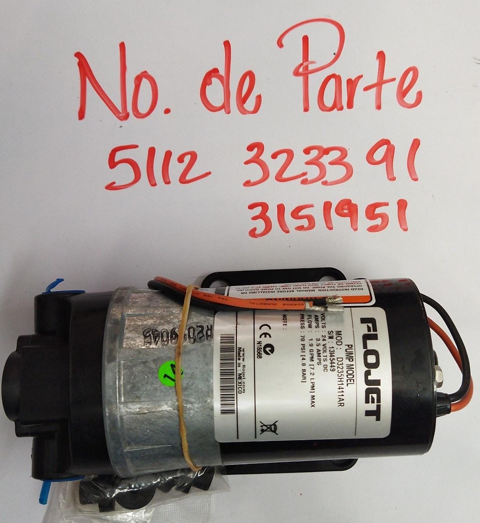 WATER PUMP #5112-3233-91